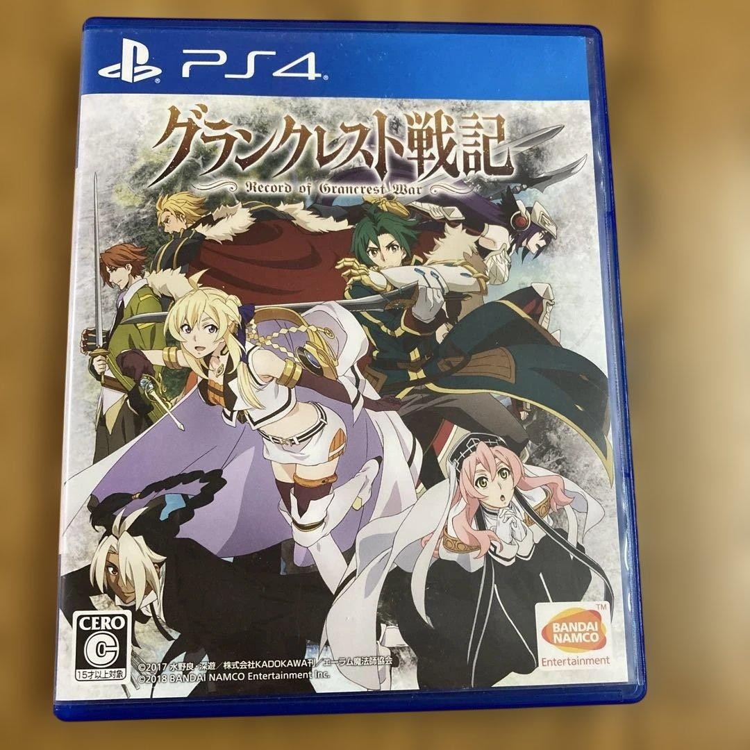 Record of Grancrest War Sony PlayStation4 Operation Confirmed JP ver Used Case