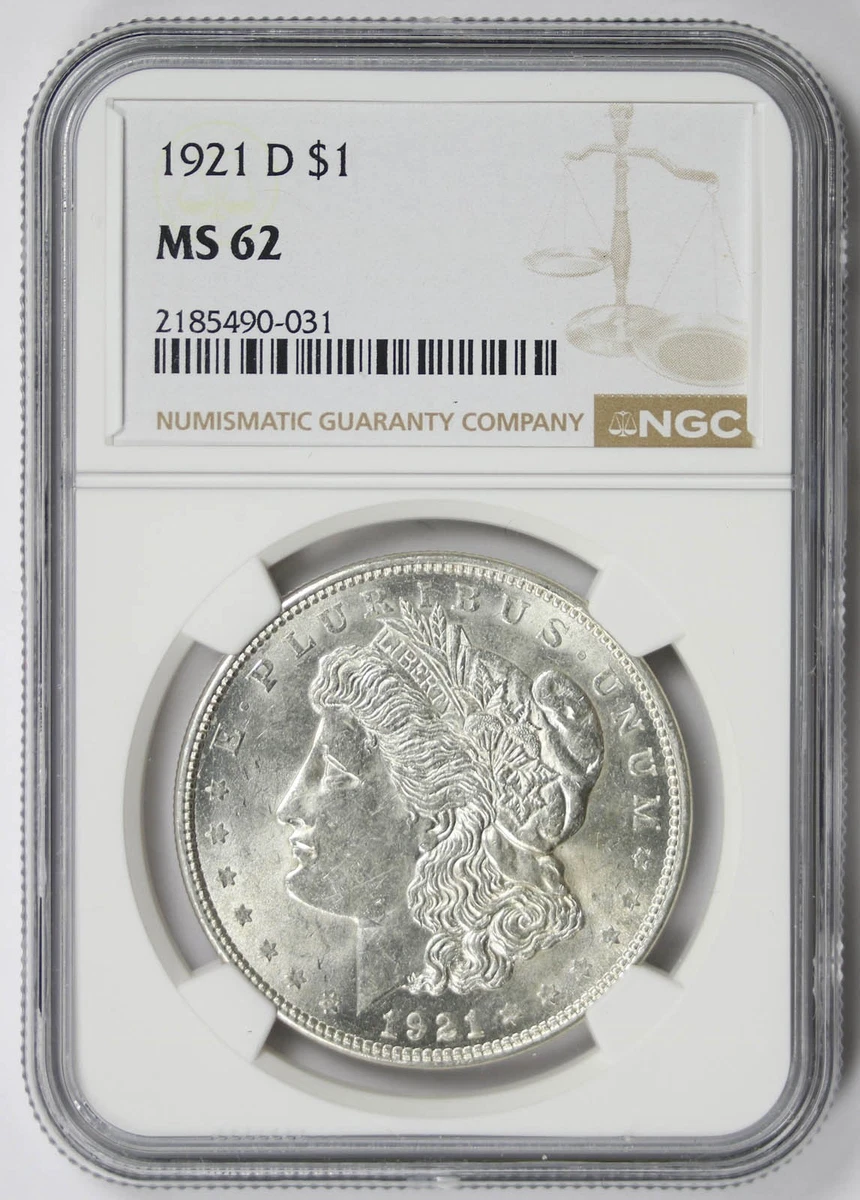 MS 62 Graded 1921 Year Morgan US Dollars (1878-1921) for sale | eBay