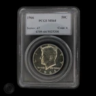 1966 Kennedy Half Dollar PCGS MS64 40% Silver Series: 47 Coin: 3  -E0133