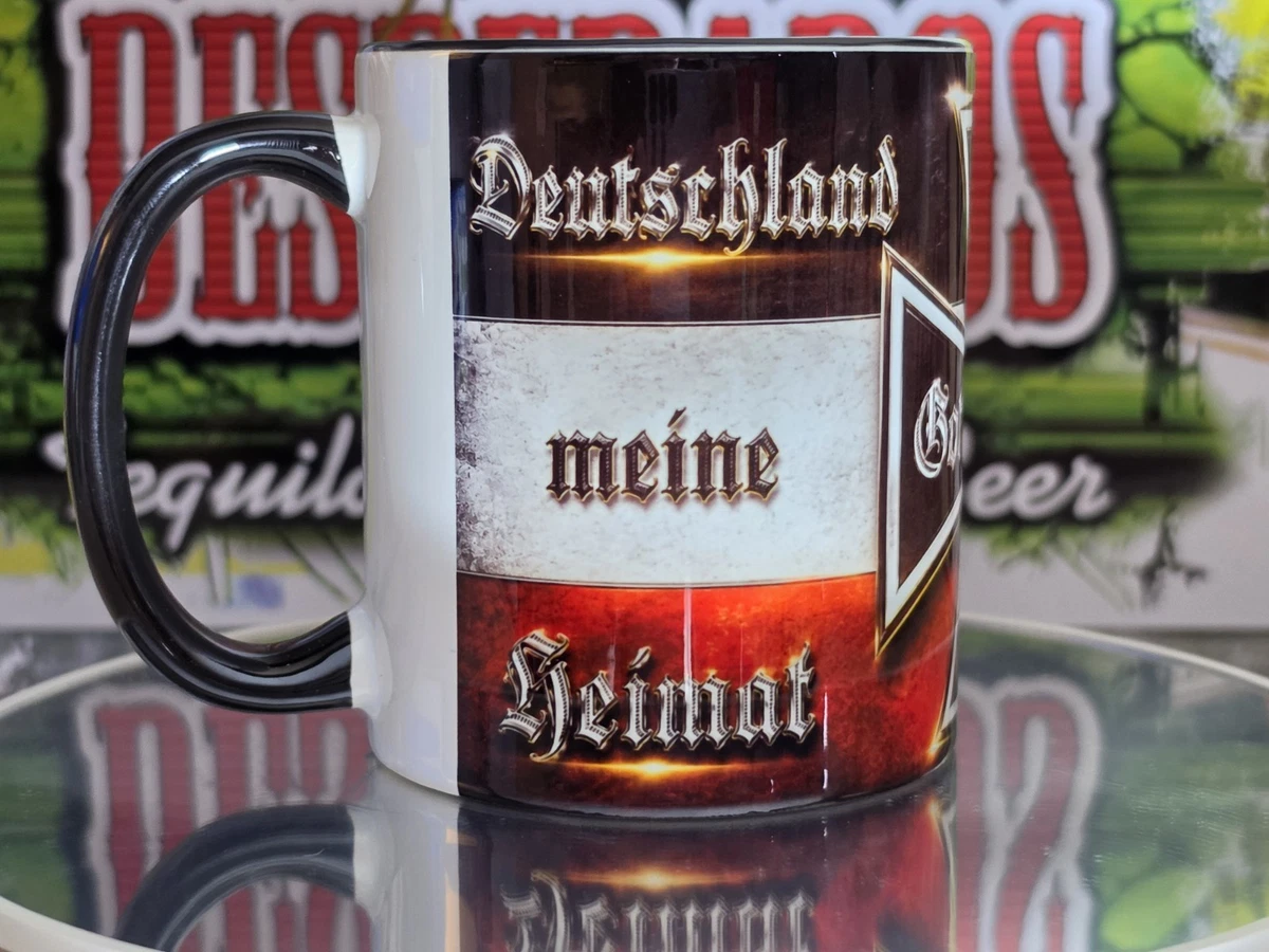 Gott mit uns Deutschland meine Heimat Tasse Schwarze Edt. Geschichte Limitiert
