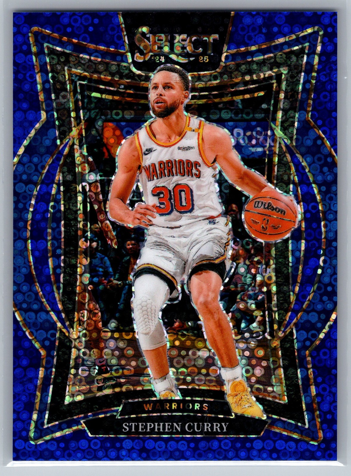2024 Select Stephen Curry Blue Disco /25 #7 Golden State Warriors