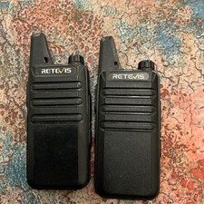 Retevis RT622 UHF Walkie Talkies Two Way Radio 2W CTCSS/DCS VOX For Family(2Pcs)