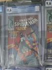 Amazing Spider-man 252 Newsstand Cgc 9.6 New Slabs Wont Contort Comic