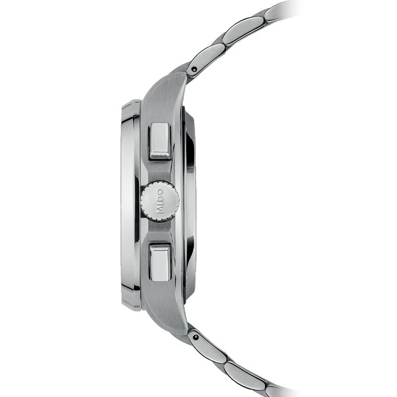 Relógio masculino Mido Multifort TV cronógrafo 42mm mostrador azul M0495271104100 - Imagem 4 de 4