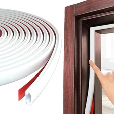 Rubber Weather Stripping Door Seal Strip, Door Windows Soundproof Sealing Strip