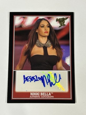 2013 Topps Best of WWE - Nikki Bella - Autographed