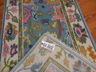 Turkish Oushak Rug,Geometric Multicolored Area Rug,Handmade Bohemian Rug 2.8x6 — photo 2