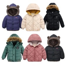 New Boys Jackets Children Hooded Outerwear Girls Warm Clothing Kids Zipper Coat