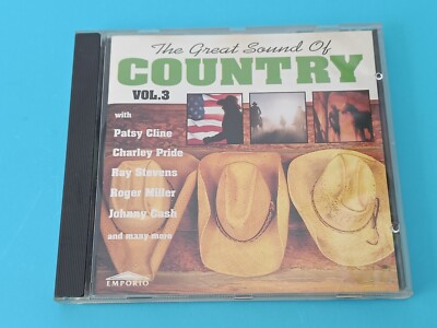 CD THE GREAT SOUND OF COUNTRY Vol 3 Western 1994 Johnny Cash Young Sampler