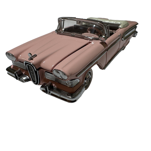 Franklin Mint 1:43 1958 Edsel Citation Convertible Pink Diecast Car B11KC72 - Picture 16 of 19