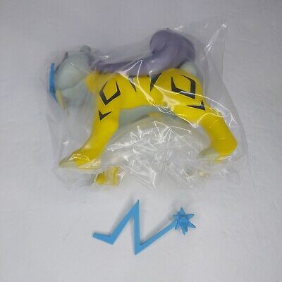 Bandai Original Pokemon Johto Region Anime Figures Raikou Entei