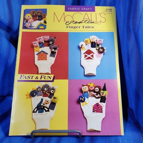 Lote de 4 patrones de guantes y marionetas de calcetines maestros mamás abuelas diversión con lectura NUEVO - Imagen 2 de 5