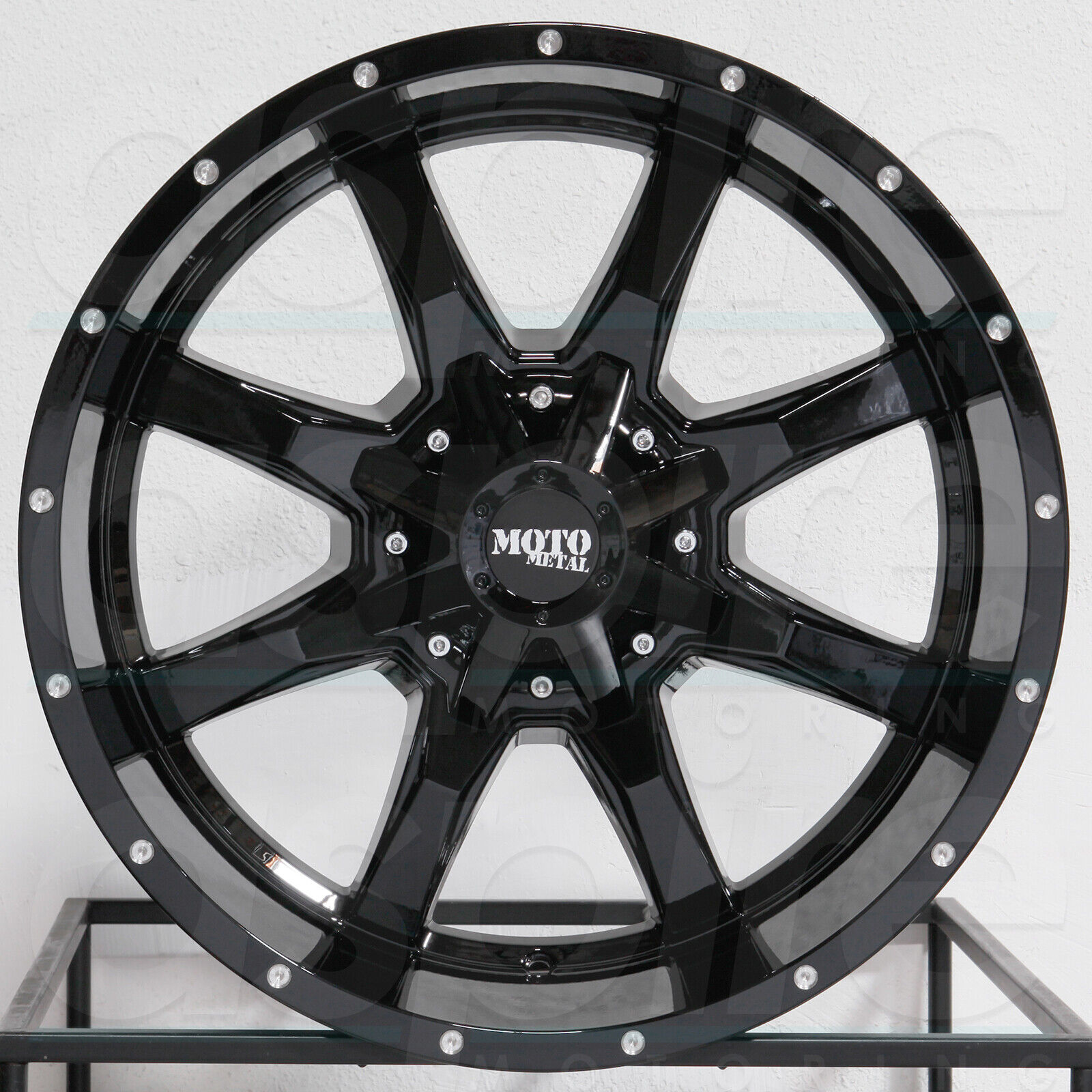 4-New 20" Moto Metal MO970 Wheels 20x9 6x135/6x5.5/6x139.7 12 Gloss Black Rims 1