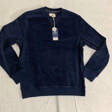 Surfside Supply Mens Navy Blazer Long Sleeve Crew Neck Pullover Sweatshirt Sz S