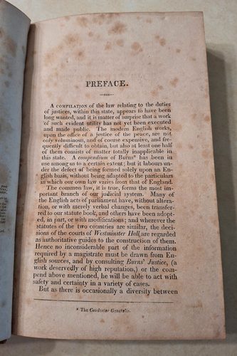 New York Justice Digest of the Law Justices of the Peace NY John A Dunlap 1815 - Picture 7 of 16