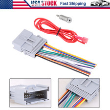 Car Stereo Radio Wiring Harness w/ Antenna Adapter For Buick Chevy GMC US