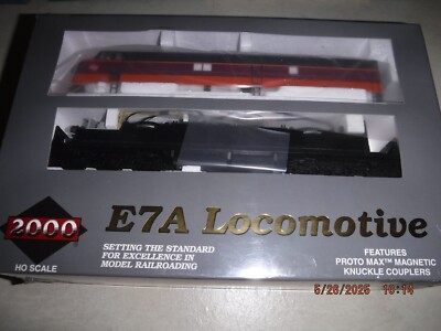 PROTO 2000 HO E7A MILWAUKEE ROAD A-UNIT'S #18A & B DCC/SOUND ORANGE/MAROON NEW!
