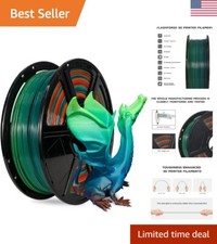 Premium Rainbow PLA Filament 1.75mm: Clog-Free, Dimensionally Accurate 3D Pri...