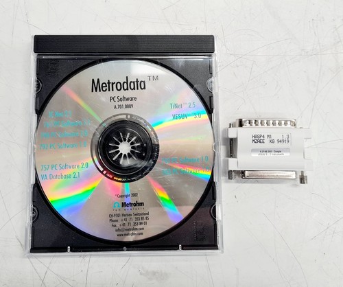 Metrohm 702 SM Titrino & 703 Ti w/ Metrodata A.701.0009 Software Dongle Lab - Picture 20 of 20