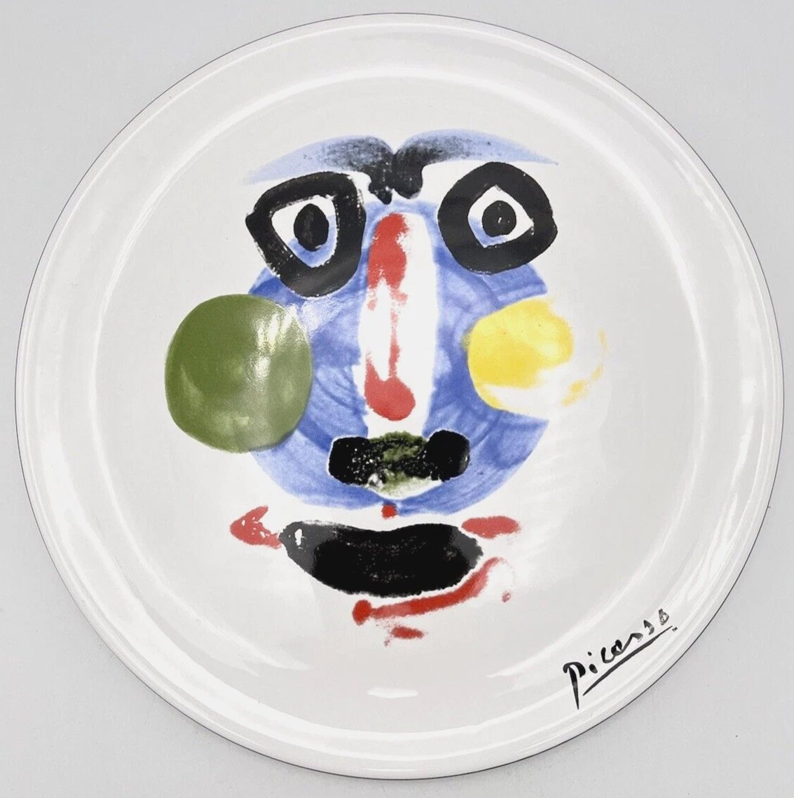 Picasso Living Face Plate 1963 PP-8 Pablo Masterpiece Editions Succession 11.5