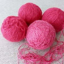 Lot of 4 balls of yarn in Pink Rose 8.2 oz/ 232 gr