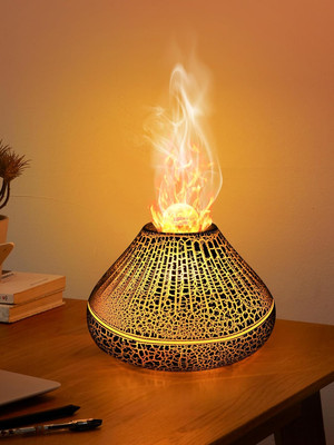 Flame Diffuser for Essential Oils Small Fire Diffuser with Cable Volcano Diffuse
