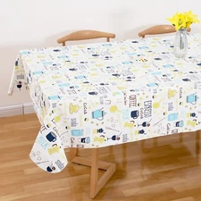 RAY STAR Rectangle Table Cloth 70*52 Inch Stain & Wrinkle Resistant Washable