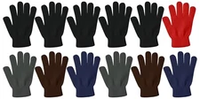 Winter Magic Knit Gloves,Bulk Pack Wholesale Warm Knit Unisex Men Women One Size