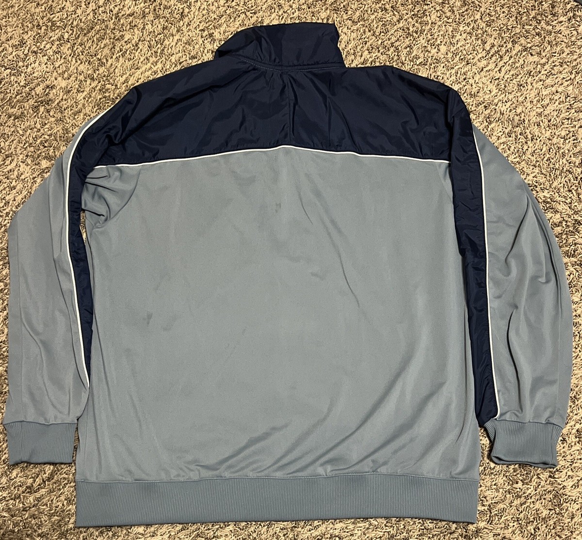 NIKE vintage スイングトップ ワークジャケット Vintage Nike Full Zip Track Jacket Mens Size XL Gray Navy