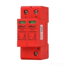 SPD DC 140V 2P 80kA Indoor Surge Protector Low Voltage Lightning Arrester Unit