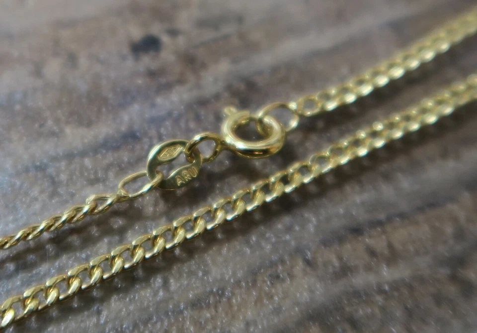 ECHT GOLD *** Kette Panzerkette 2 mm *** 42-45-50-55-60-70-80 cm - Bild 2 von 4