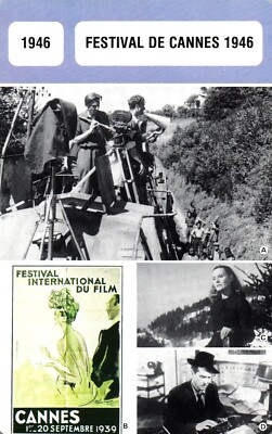 La Première Édition du Festival de Cannes, le 20 Septembre 1946 - Mes