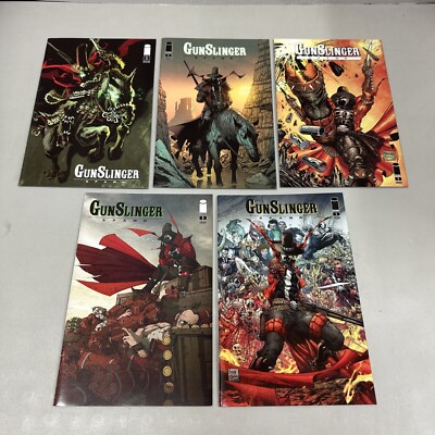 LOT OF 5 Gunslinger Spawn #1  C D E F G Cover Variants Image Comics 2021