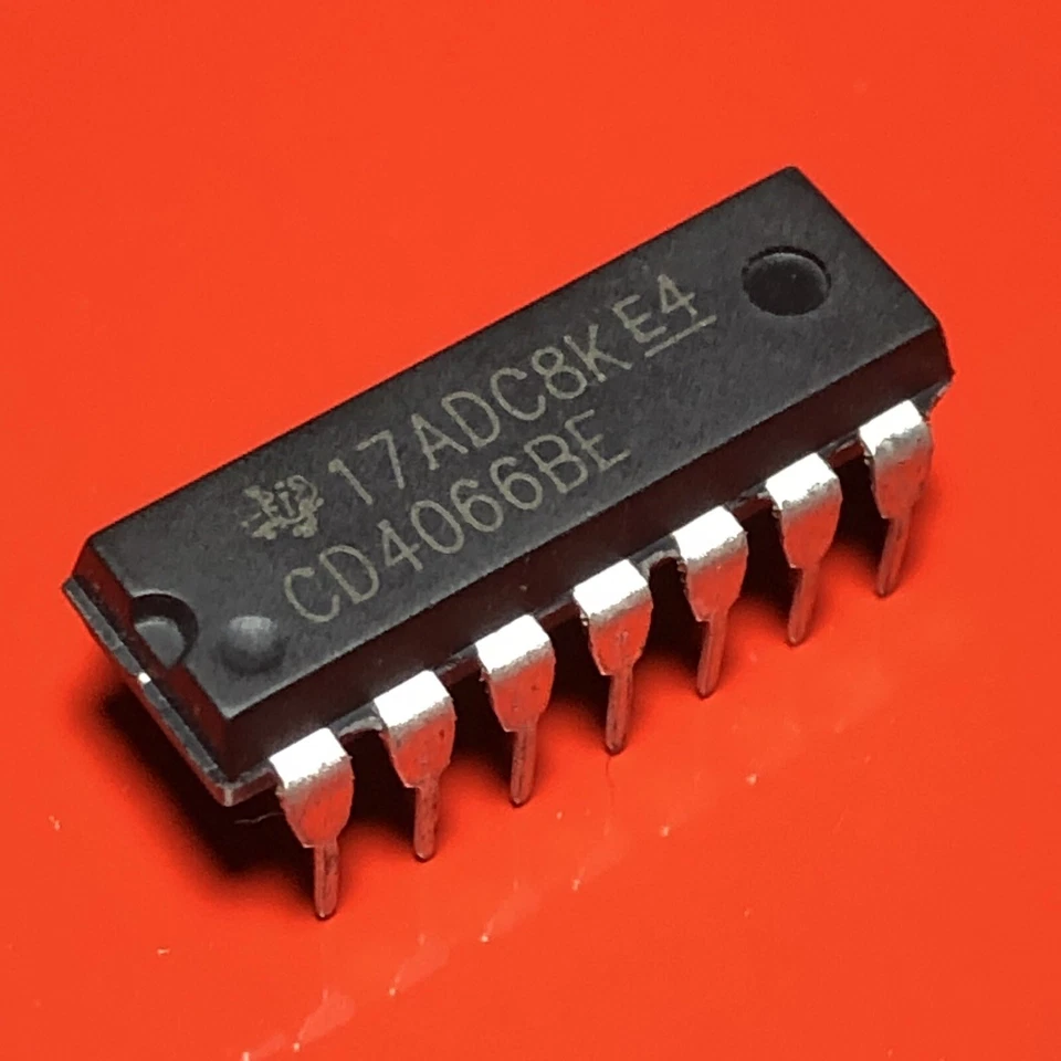 [2x] CD4066B CMOS Quad Bilateral Switch IC PDIP-14