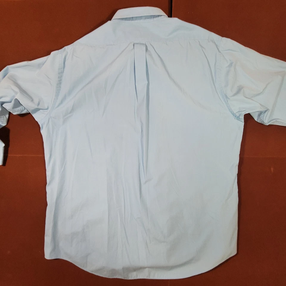 Covington Mens Button Down Dress Shirt 2XL Blue Long Sleeve 18-18.5 - Image 4 of 4