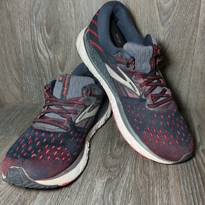 Brooks Transcend Men's Size 12 (Medium) Running Shoes Black Red