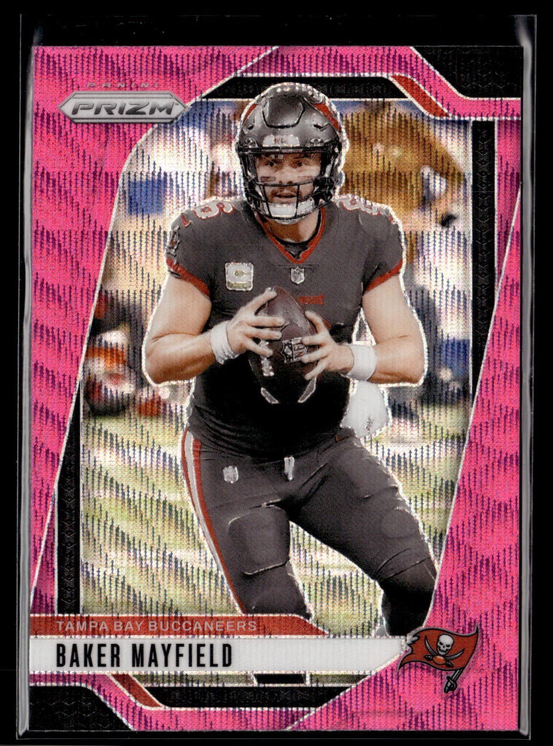 2024 Panini Prizm - Baker Mayfield #268  Pink Wave Prizm