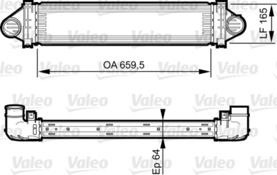 VALEO 818245 INTERCOOLER, CHARGER FOR FORD,FORD AUSTRALIA,LAND ROVER,VOLVO