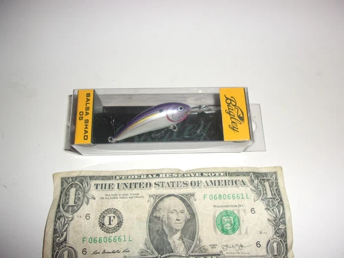 Bagley Bagleys  2-1/4" Body Balsa Shad 05 Crankbait Lure Fishing - NIB