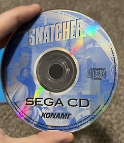 Snatcher Sega CD Game Hideo Kojima CIB Complete HOLY GRAIL RARE Metal Gear Solid