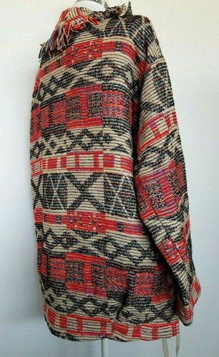 Zara Tweed Fringed Jacket Coat Blazer Oversized Multi-Color Size XS/S NWT - Picture 5 of 6