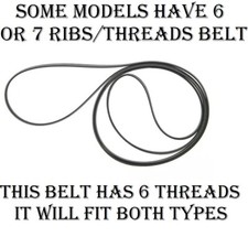 Midea MDGH80A2 T3.8B T4.820WP TRK700 Tumble Dryer Belt 1965H6