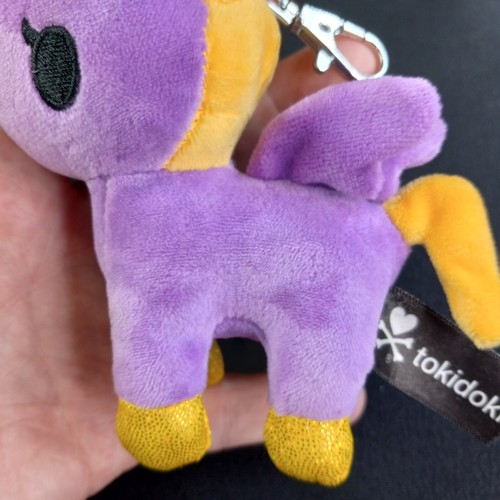 Tokidoki Unicorno Flower Power Plush Bag Backpack Clip Hanger - Picture 7 of 10