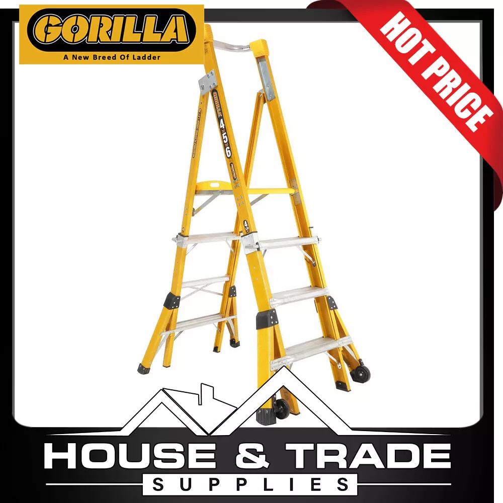 2.4 m platform ladder outlet