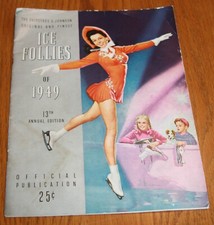 Ice Follies 1949 program Shipstads Johnson vintage