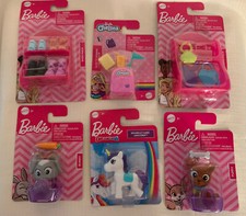 Barbie Accessories 6 Packs Barbie dress up and pets