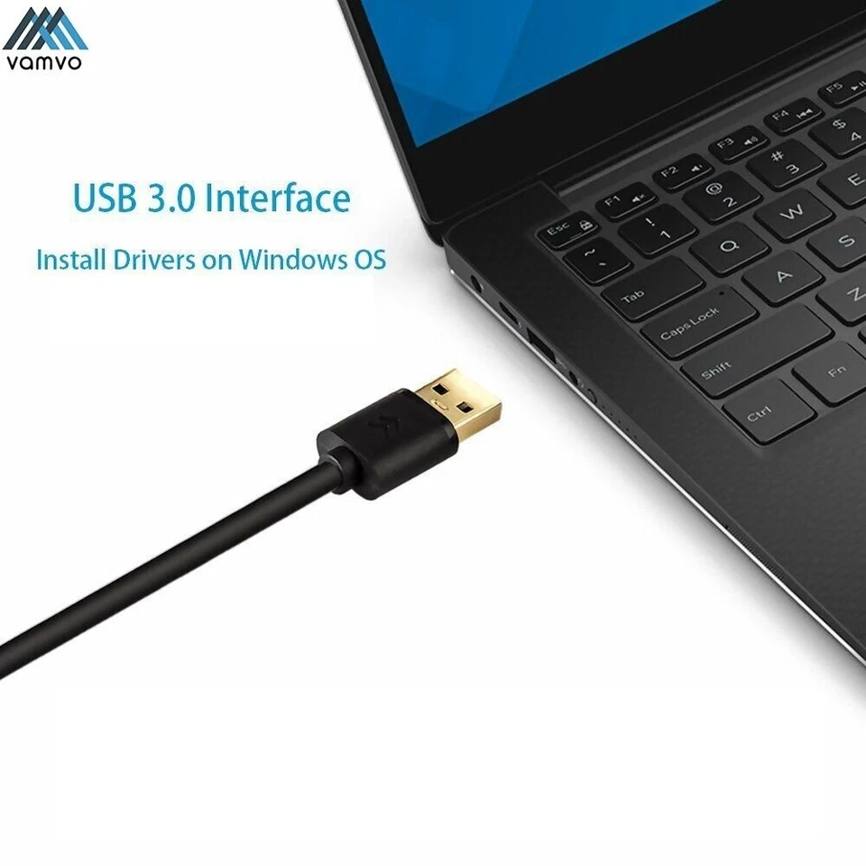 USB 3.0 to VGA Cable for Mirroring HD Video Display at 1080P Converter Adapter - Image 2 of 4