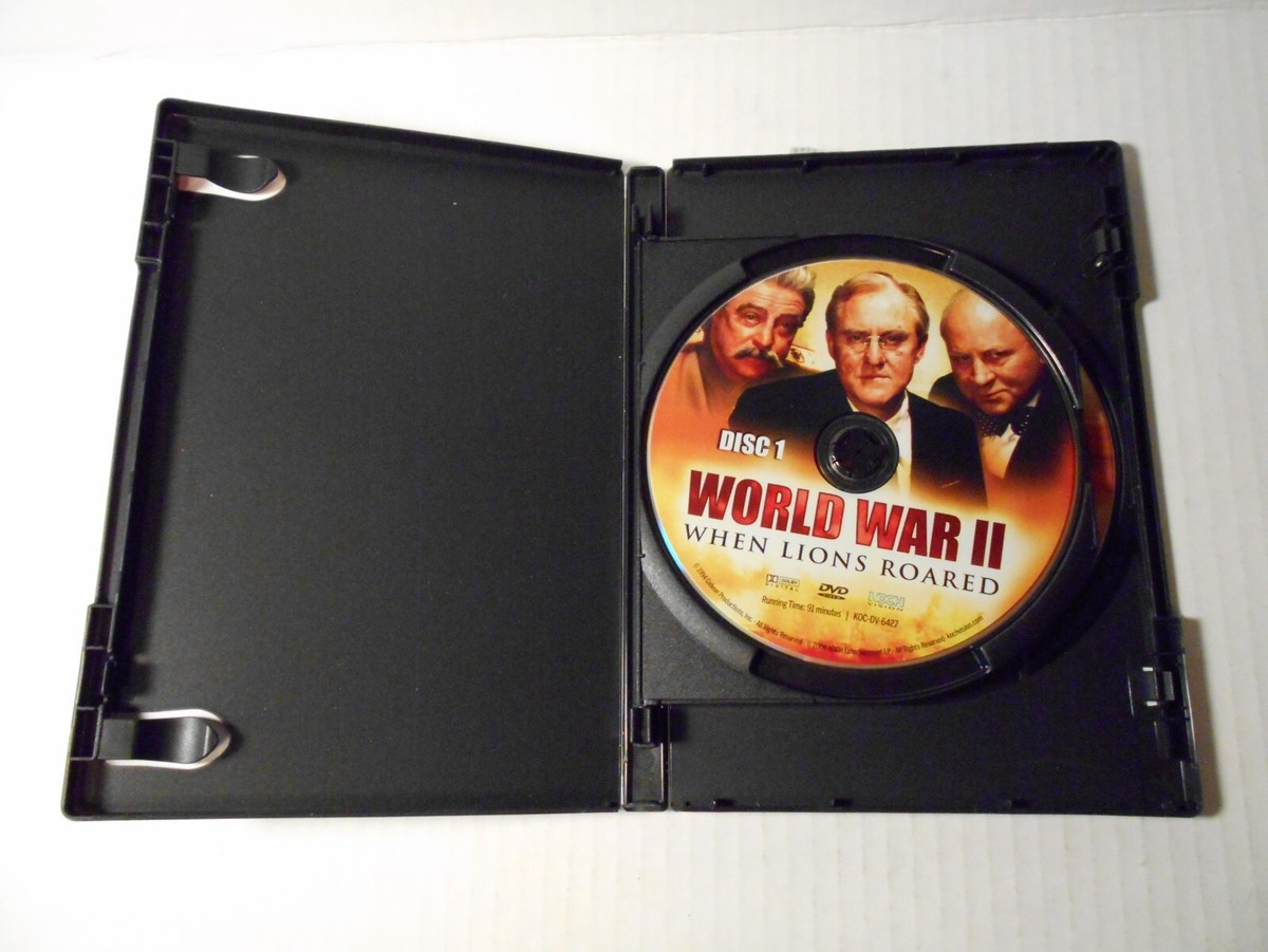 World War II When Lions Roared OOP Michael Cain John Lithgow Bob