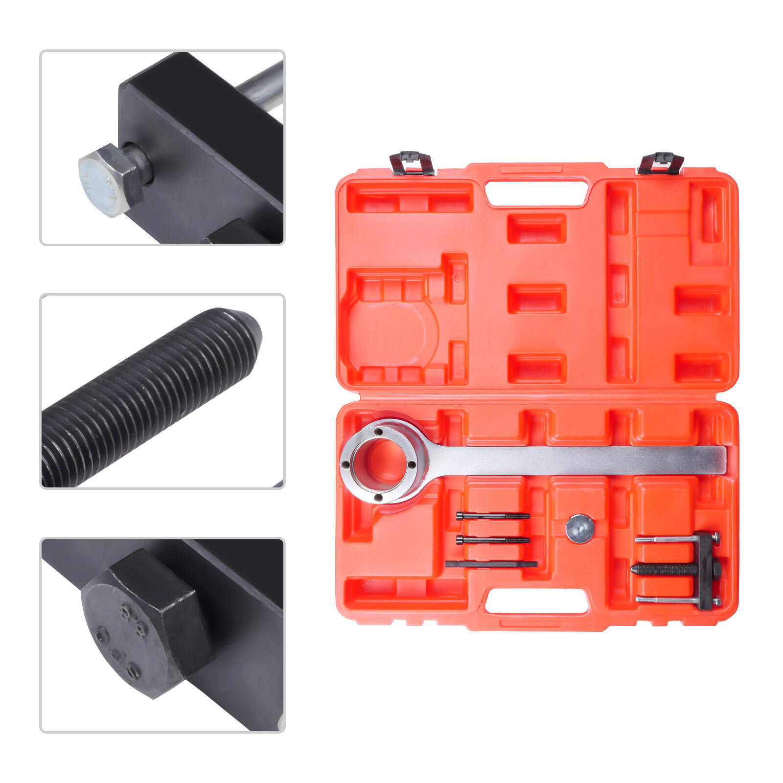 For Jaguar Land Rover V8 Engine Crankshaft Pulley Removal Tool Set 49*