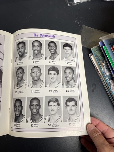1987 Western Carolina Catamounts vs Kansas Jayhawks Basketball Program 12/3/87 - Picture 5 of 5